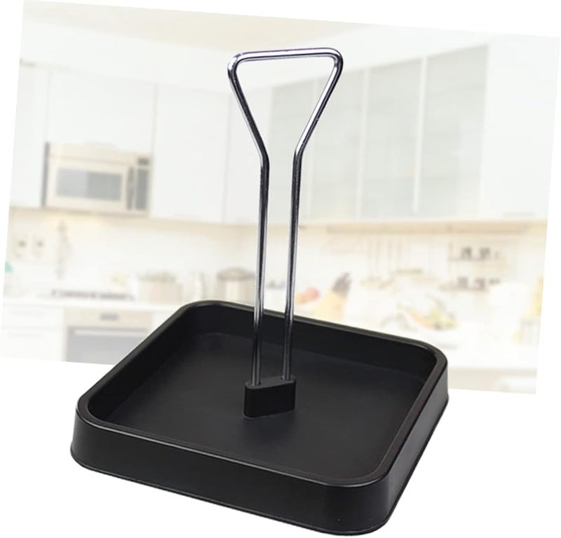 Black Spice Container Stand Organizer Kitchen Pantry Storage 16 5x16 5x23 5cm - Image 5
